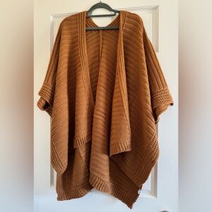 Women’s Brown Poncho